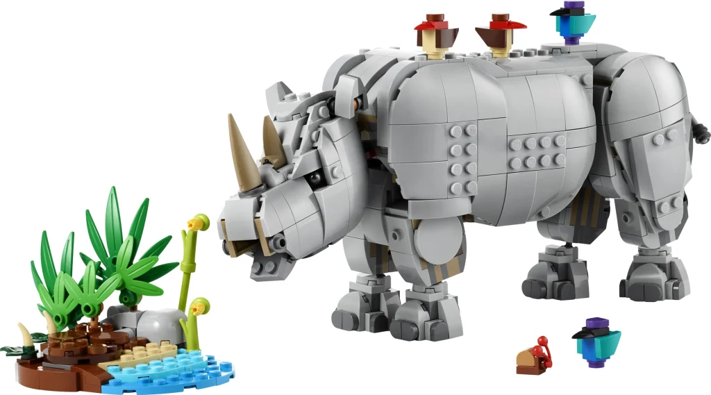 LEGO 31171 - Recenzie LEGO Creator 31171 Rinocerul maiestuos: O triplă aventură în savană