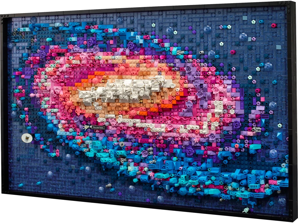 LEGO 31212 - Recenzie LEGO Art 31212 Calea Lactee: O galaxie de piese unice