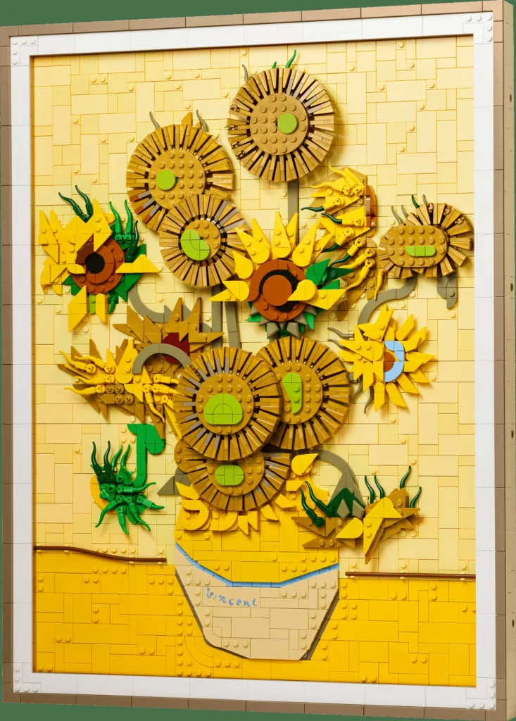 LEGO 31215 - Recenzie LEGO Art 31215 Vincent van Gogh – Floarea-soarelui: O capodoperă din cărămizi
