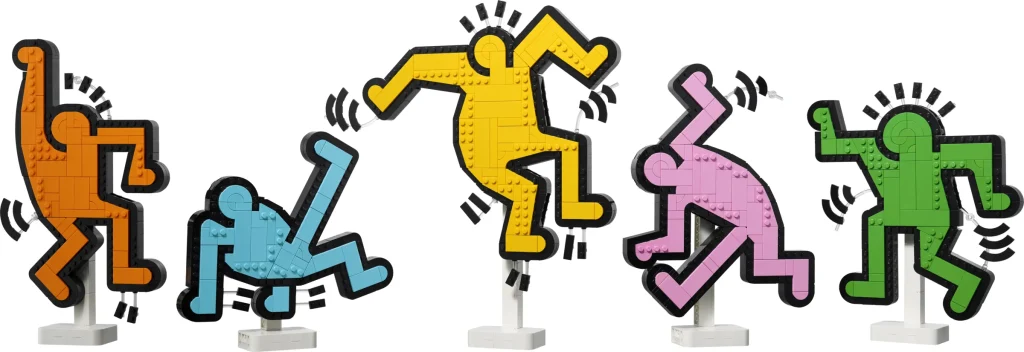 LEGO 31216 - Recenzie LEGO Art 31216 Keith Haring - Dancing Figures: Energie pop-art din piese
