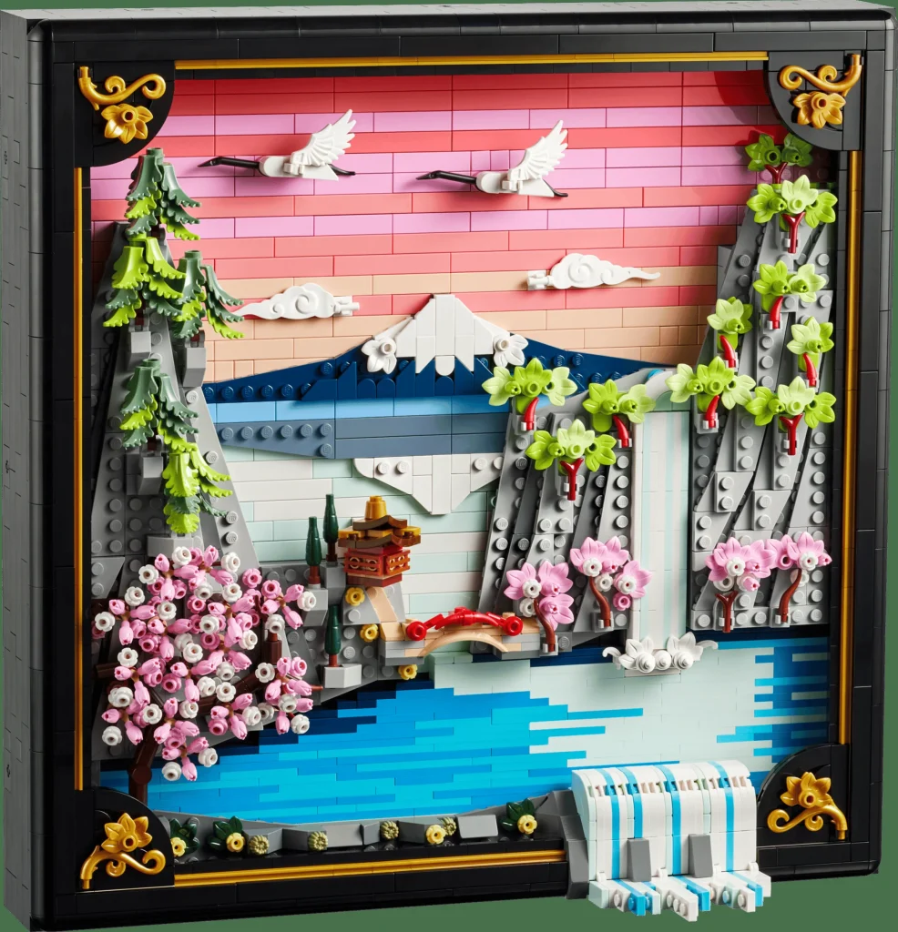 LEGO 31218 - Recenzie LEGO Art 31218 Peisaj cu cireși japonezi: O operă de artă din cărămizi