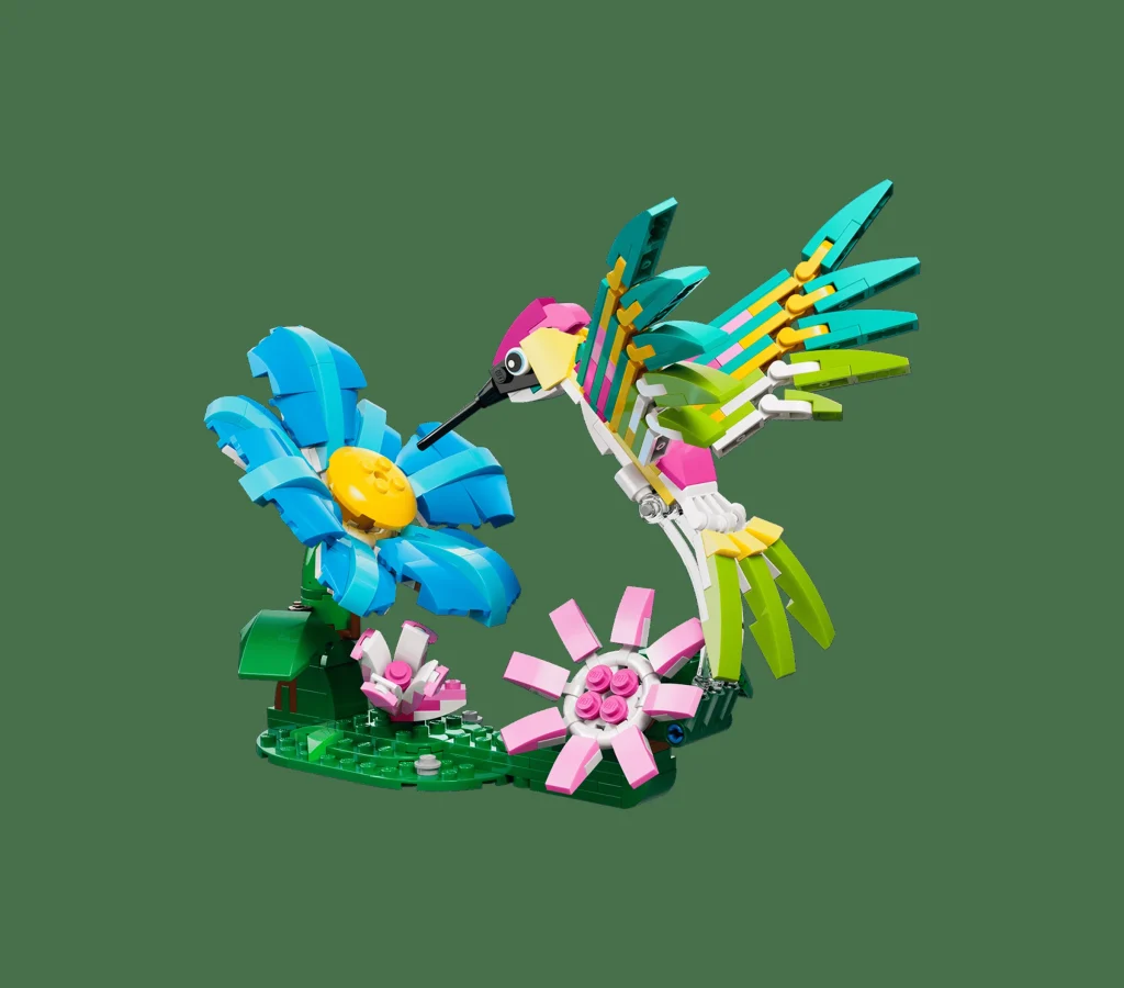 LEGO 31384 - LEGO Creator 31384 Colibri Colorat: O construcție 3 în 1 plină de viață