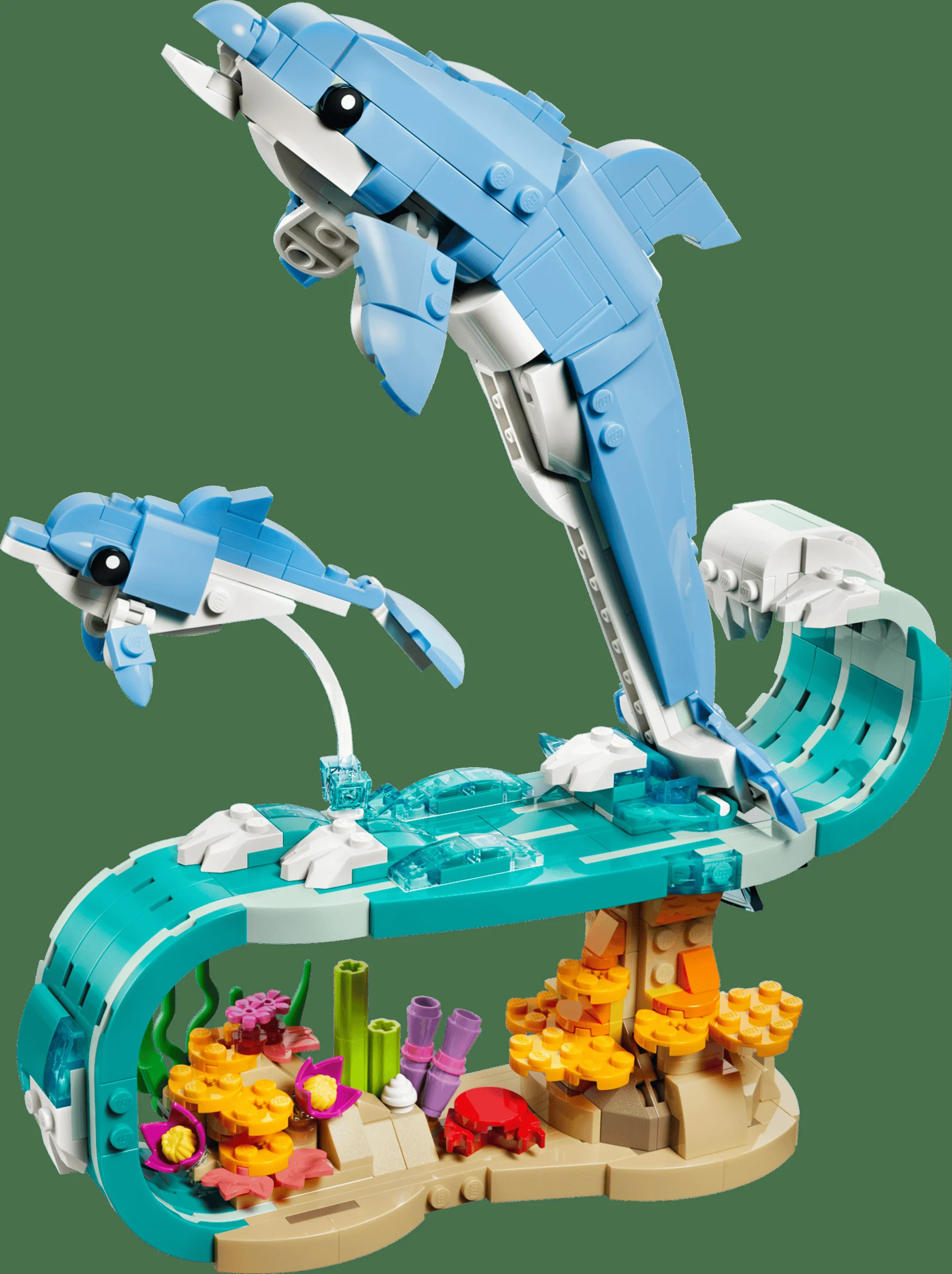 LEGO 31385 - LEGO Creator 31385 Delfini Superbi: O Triplă Aventură Subacvatică