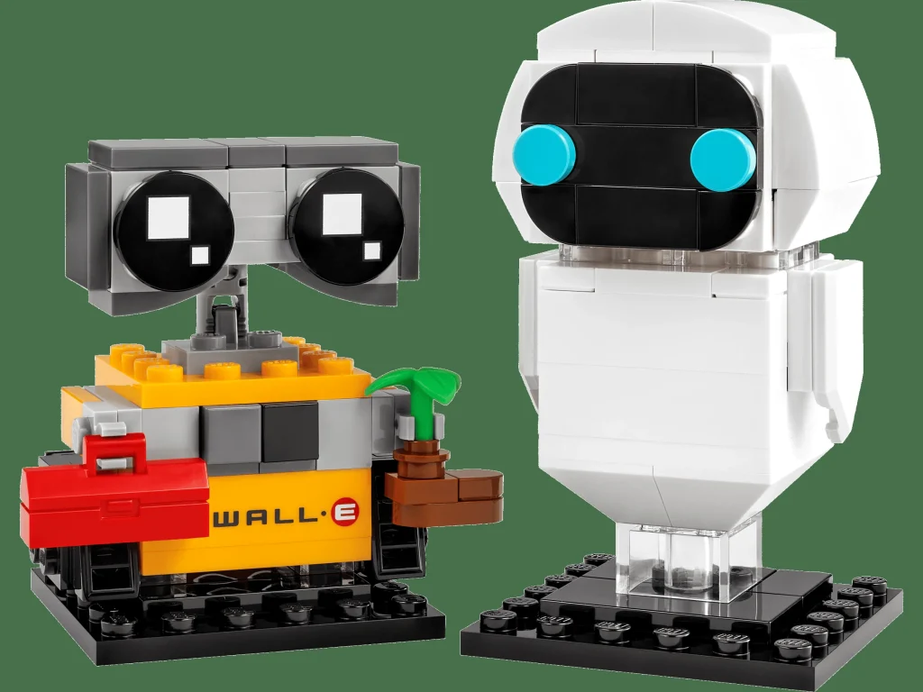 LEGO 40619 - LEGO 40619 EVE & WALL-E BrickHeadz: O Iubire Construită Piesă cu Piesă