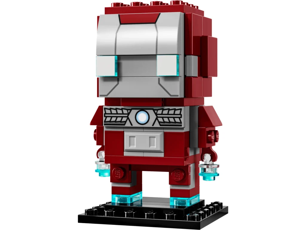LEGO 40669 - Recenzie LEGO BrickHeadz 40669 Iron Man MK5: Armura din valiză, acum pe biroul tău