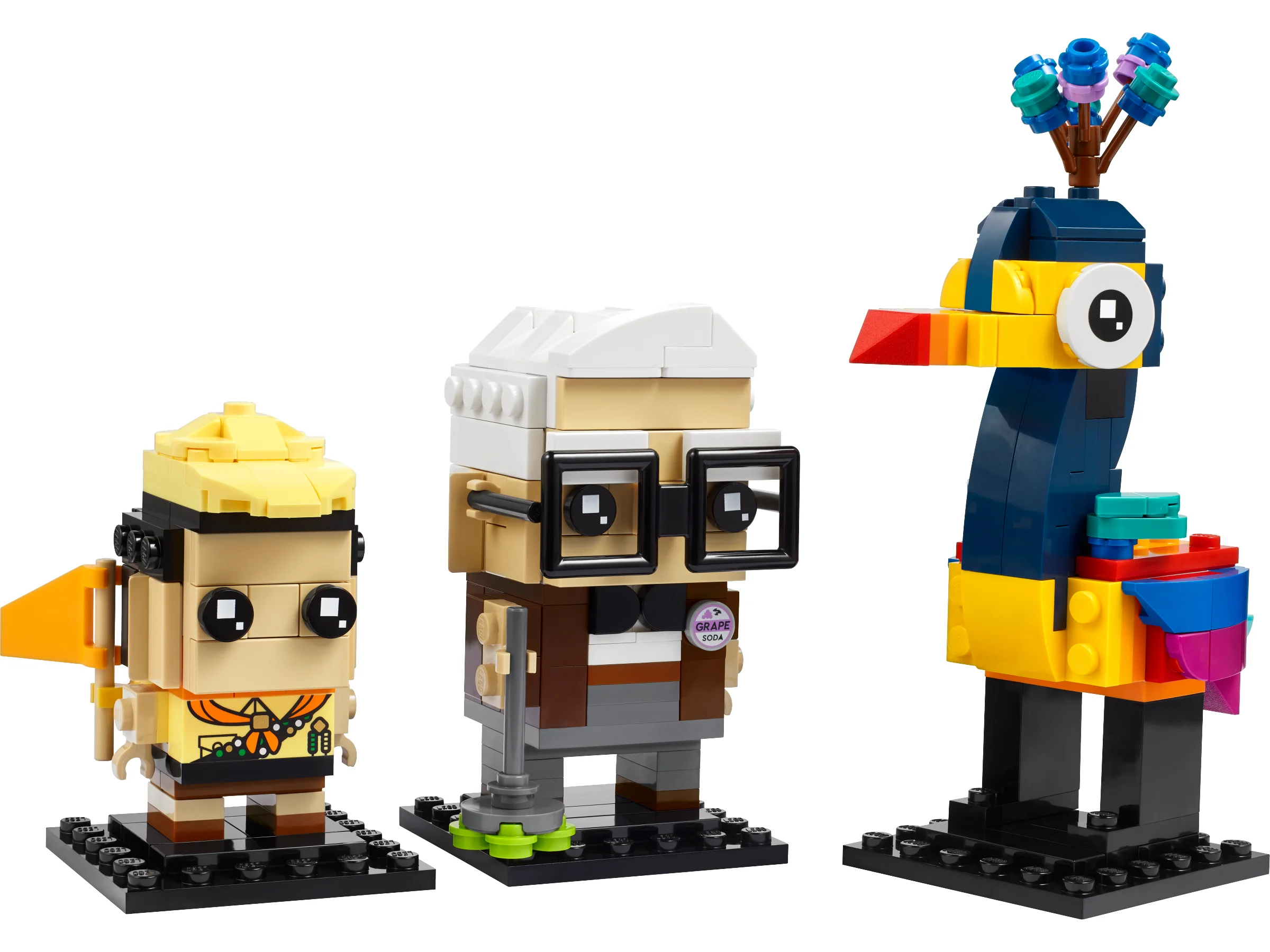 LEGO 40752 - LEGO 40752 Carl, Russell & Kevin: O aventură BrickHeadz din „Up”
