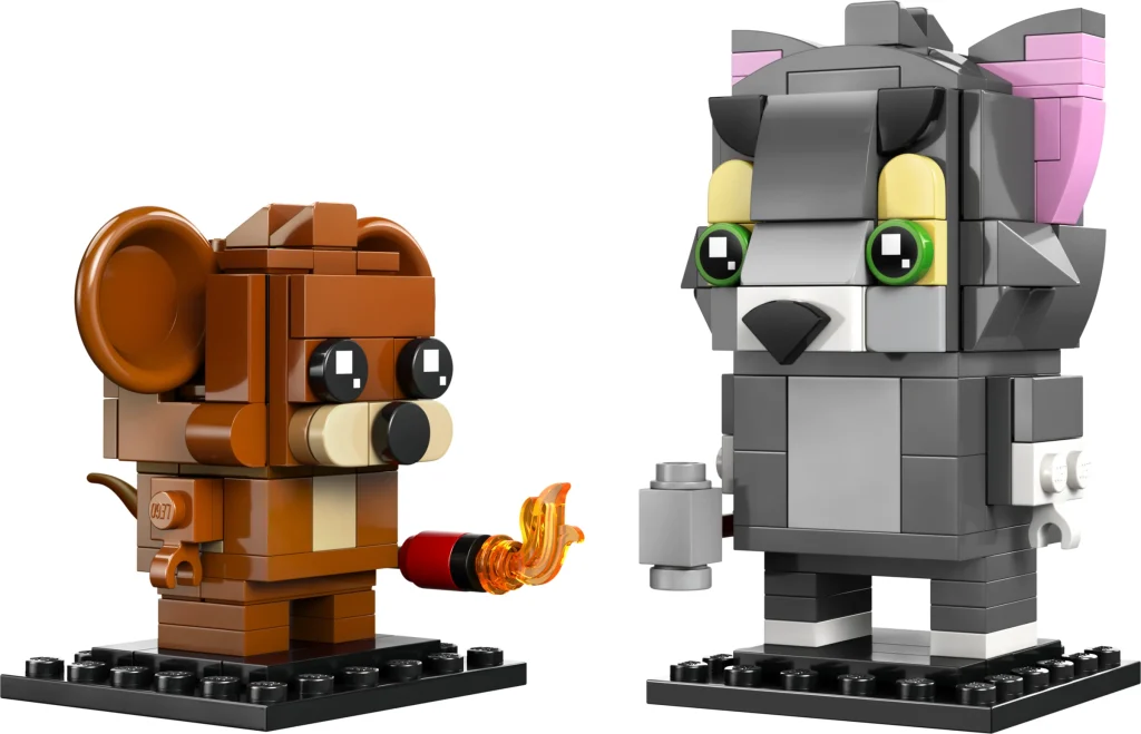 LEGO 40793 - LEGO 40793 Figurinele Tom și Jerry: O Privire Detaliată Asupra Setului BrickHeadz