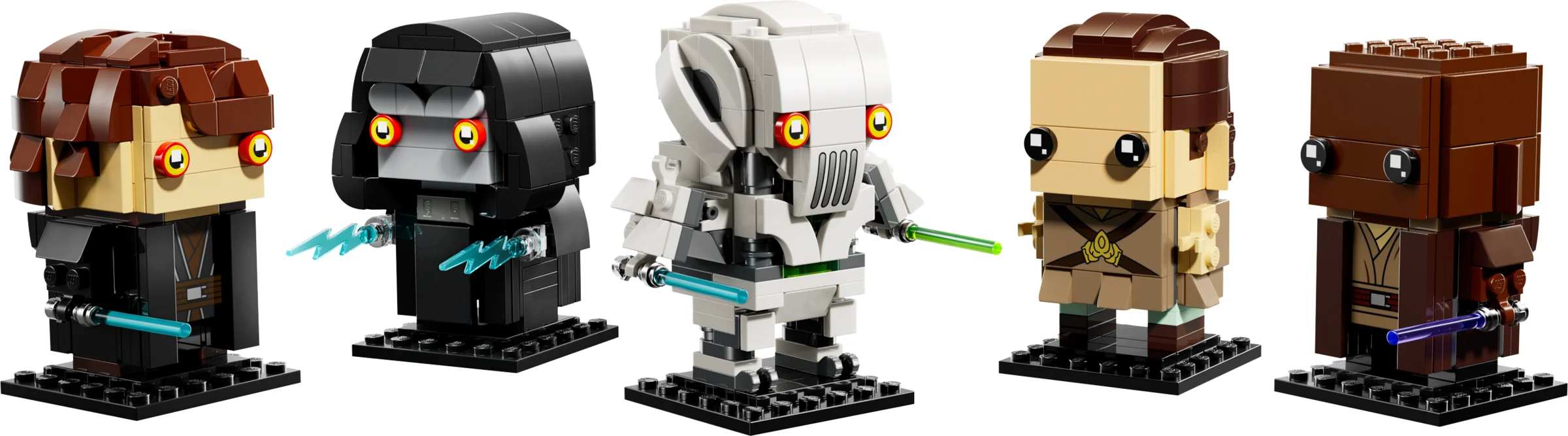 LEGO 40796 - LEGO 40796 Eroi și Răufăcători din Răzbunarea Sith: O Colecție BrickHeadz Completă