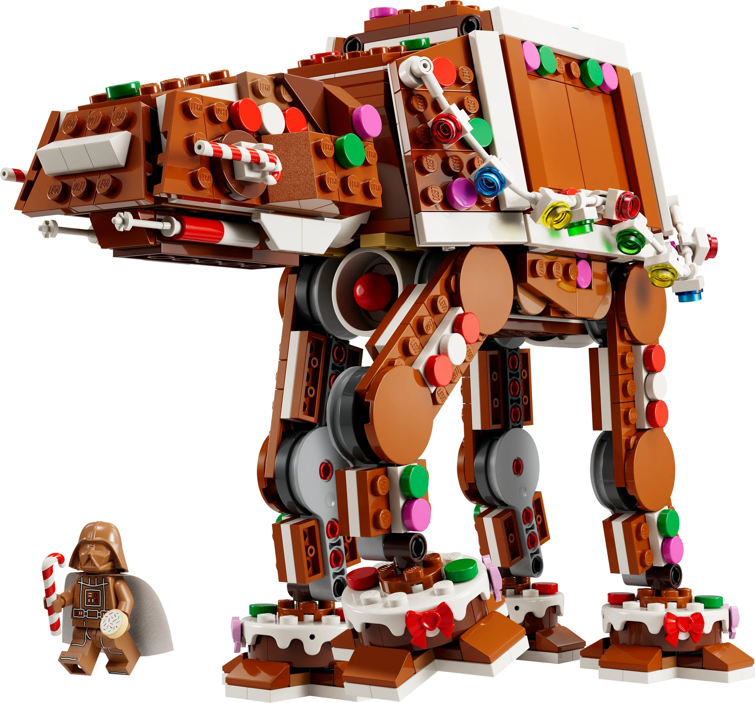 LEGO 40806 - Recenzie LEGO 40806 Gingerbread AT-AT Walker: O surpriză dulce din galaxie