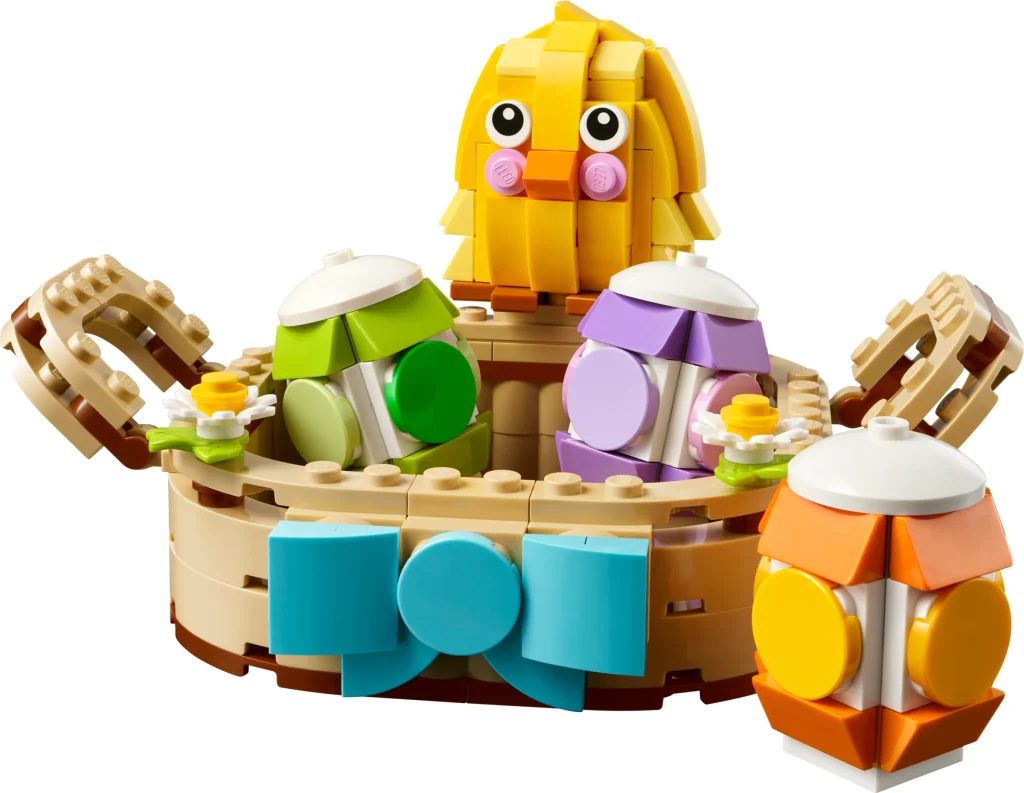 LEGO 40863 - LEGO 40863 Coșuleț cu Ouă de Paște: O decorațiune festivă din cărămizi