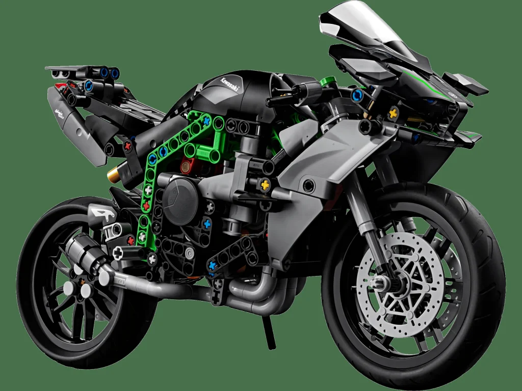 LEGO 42170 - Recenzie LEGO Technic 42170 Kawasaki Ninja H2R: Bestia mecanică la scară 1:8