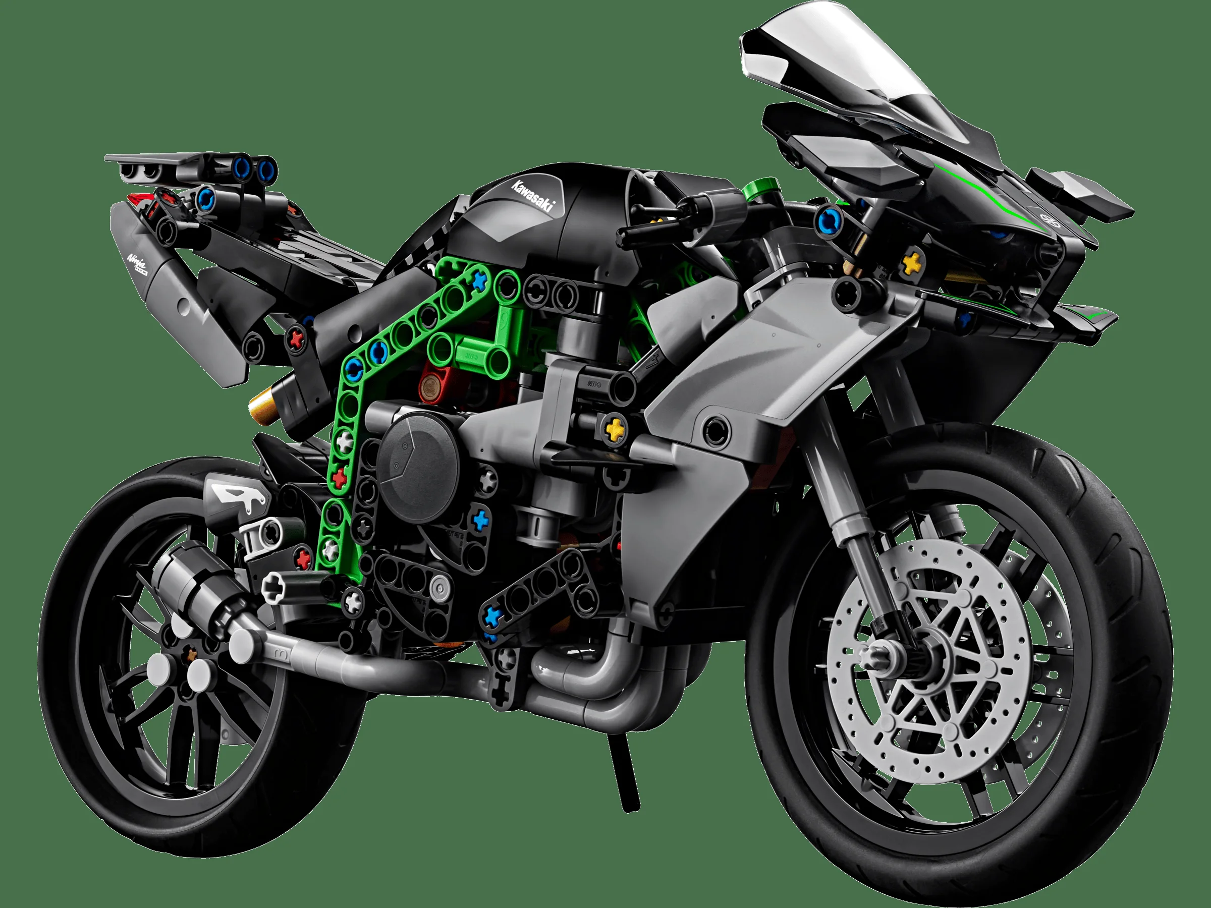LEGO 42170 - Recenzie LEGO Technic 42170 Kawasaki Ninja H2R: Bestia mecanică la scară 1:8