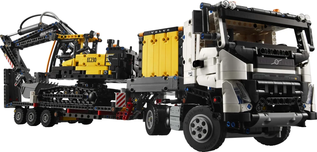 LEGO 42175 - LEGO Technic 42175: Analiza setului Volvo FMX Truck & EC230 Electric Excavator