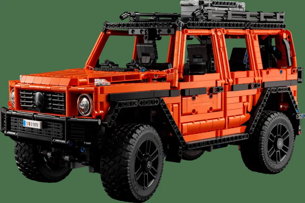 LEGO 42177 - Recenzie LEGO Technic 42177 Mercedes-Benz G 500: O bestie off-road în portocaliu