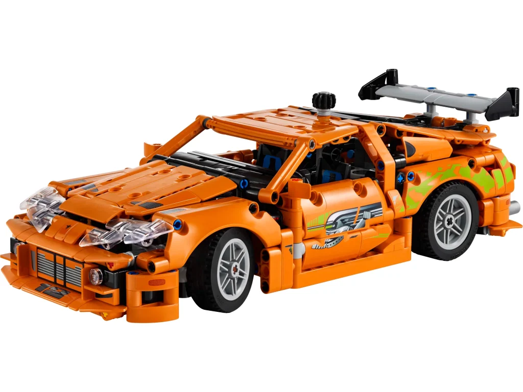 LEGO 42204 - Recenzie LEGO Technic 42204 Toyota Supra MK4: Legenda Fast & Furious în piese portocalii