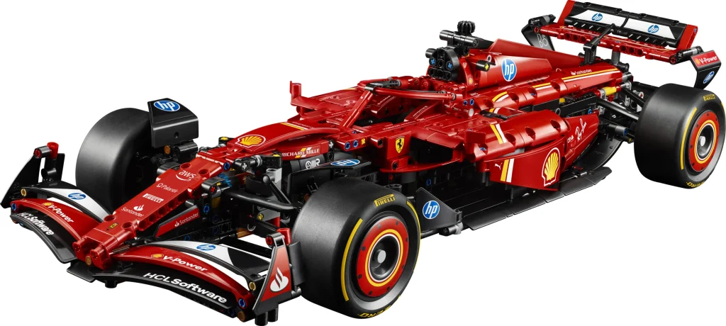 LEGO 42207 - Recenzie LEGO Technic 42207 Ferrari SF-24: Eleganță italiană la un preț de campion