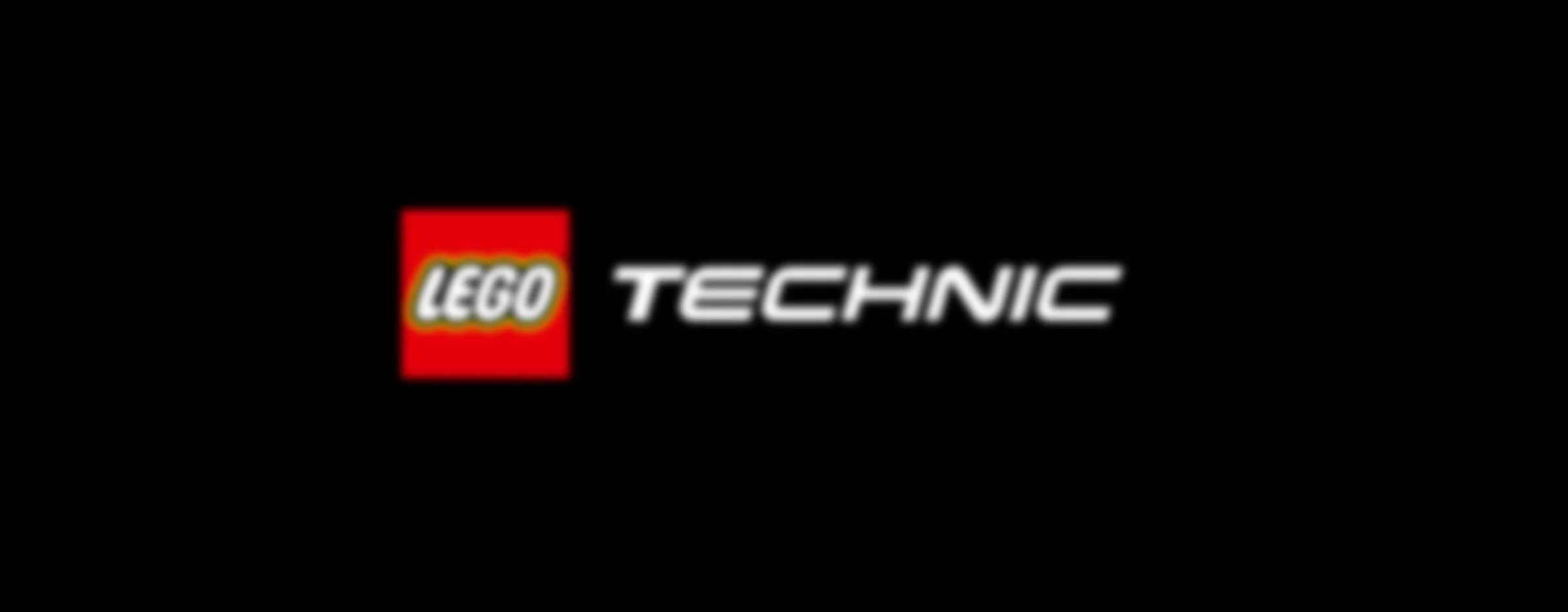 Logo-ul LEGO Technic, afișând cărămida roșie LEGO și inscripția „TECHNIC” în alb.