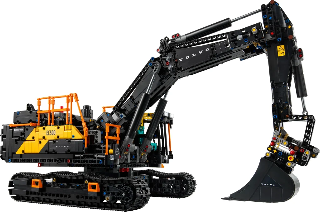 LEGO 42215 - Recenzie LEGO Technic 42215 Volvo EC500 Hybrid Excavator: Un gigant galben plin de tehnică