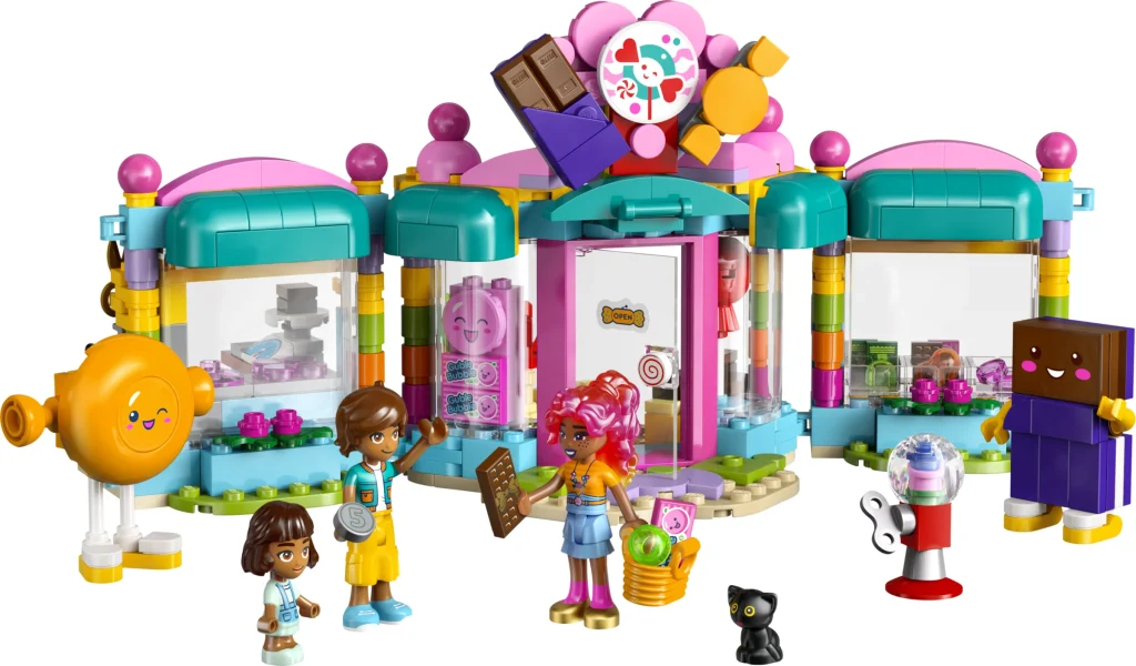LEGO 42649 - Recenzie LEGO Friends 42649 Magazinul de dulciuri din Heartlake City: O explozie de culoare și distracție