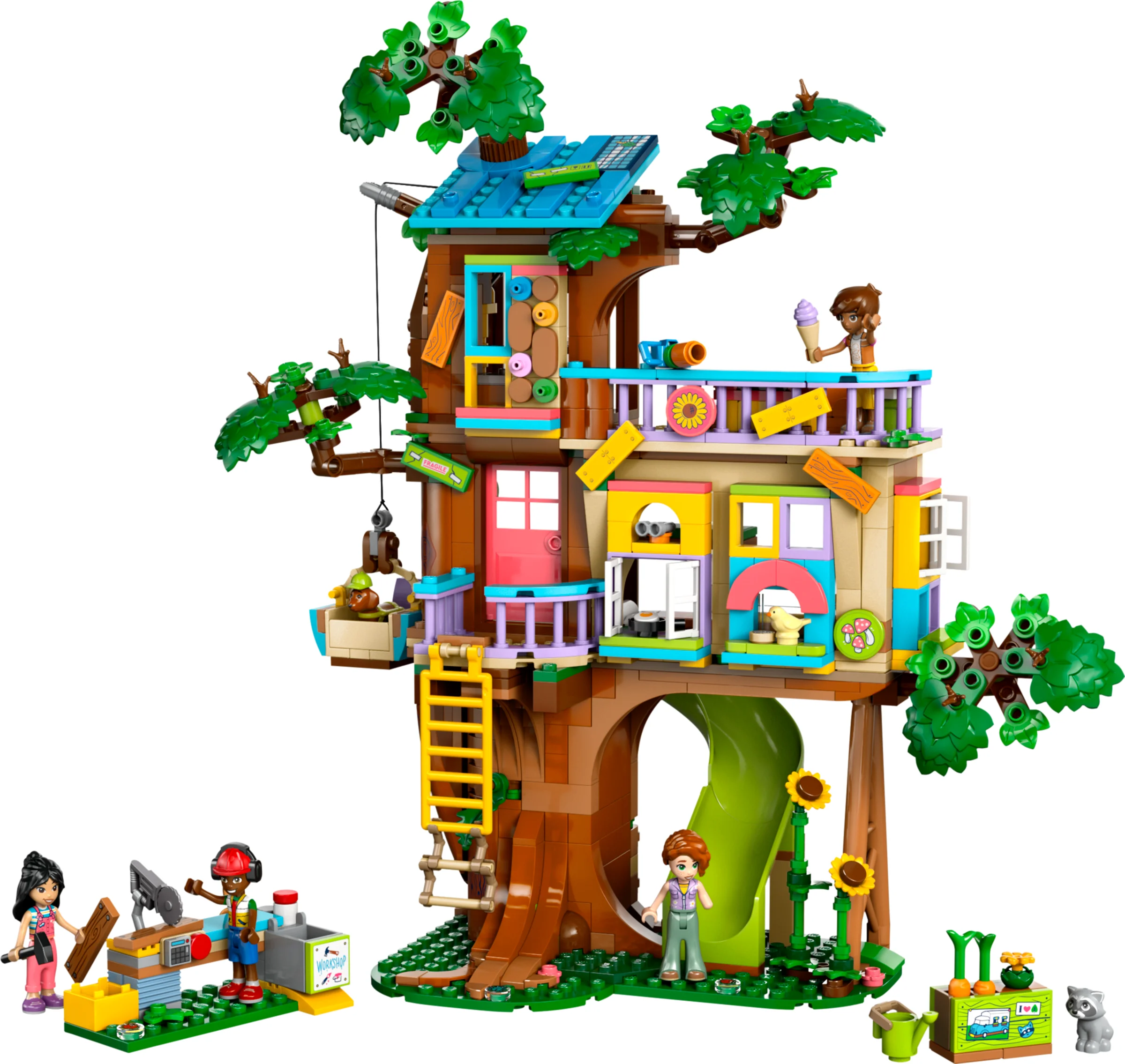 LEGO 42652 - Recenzie LEGO Friends 42652 Căsuța din copac a prieteniei: Un loc de joacă plin de culoare
