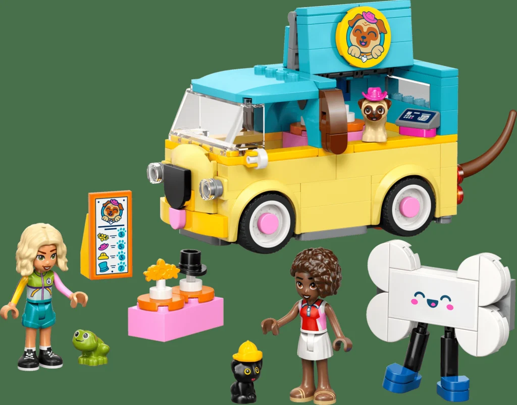 LEGO 42678 - LEGO Friends 42678 Furgoneta cu accesorii pentru animale: Magazinul mobil din Heartlake City