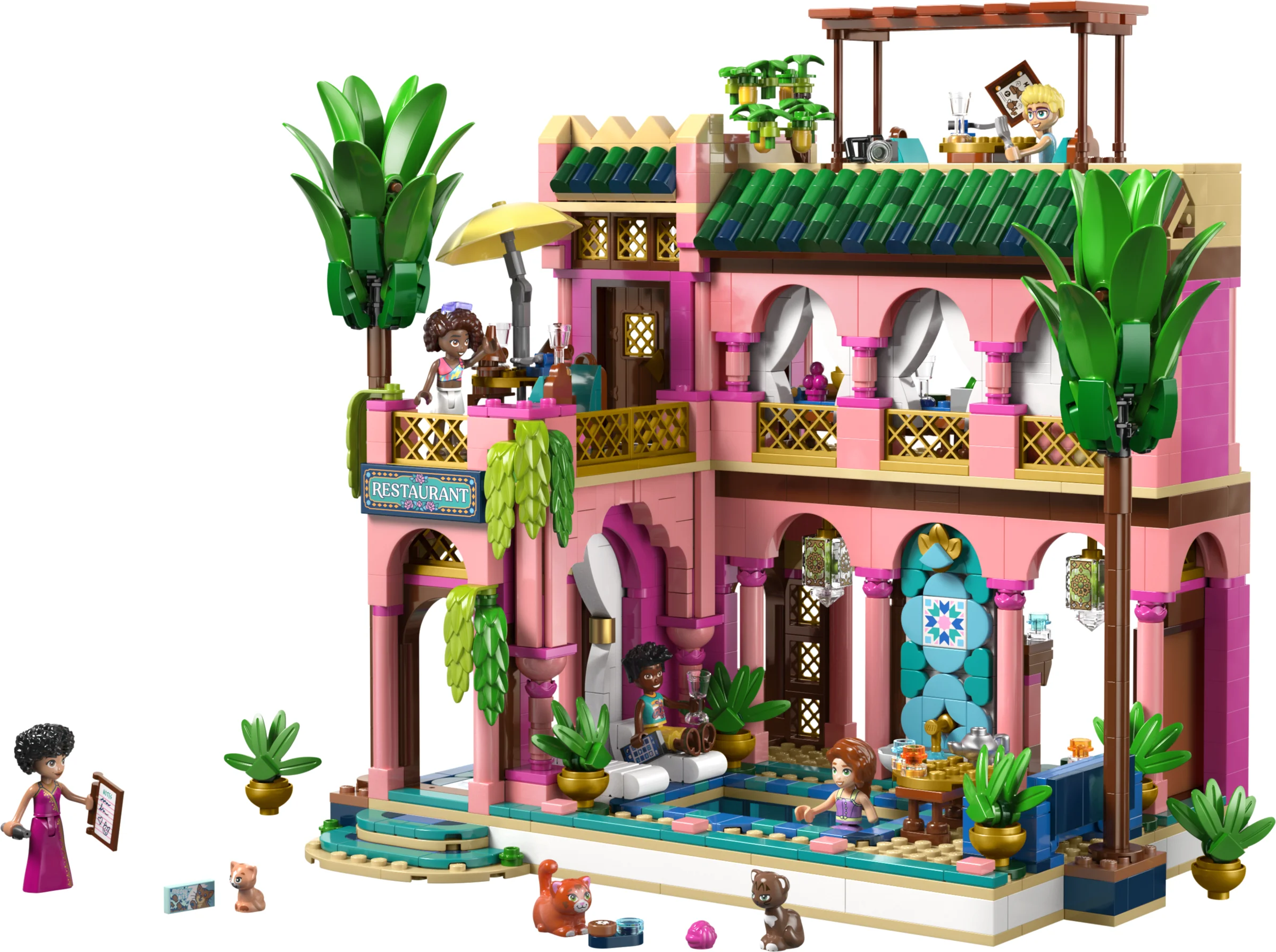 LEGO 42691 - LEGO 42691 Restaurantul cu Grădină: O Analiză Detaliată a Noului Centru din Heartlake City