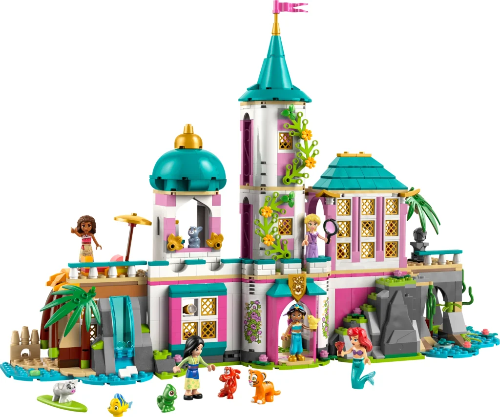 LEGO 43267 - LEGO 43267 Castelul Prințeselor și Animalele Regale: O Lume de Poveste