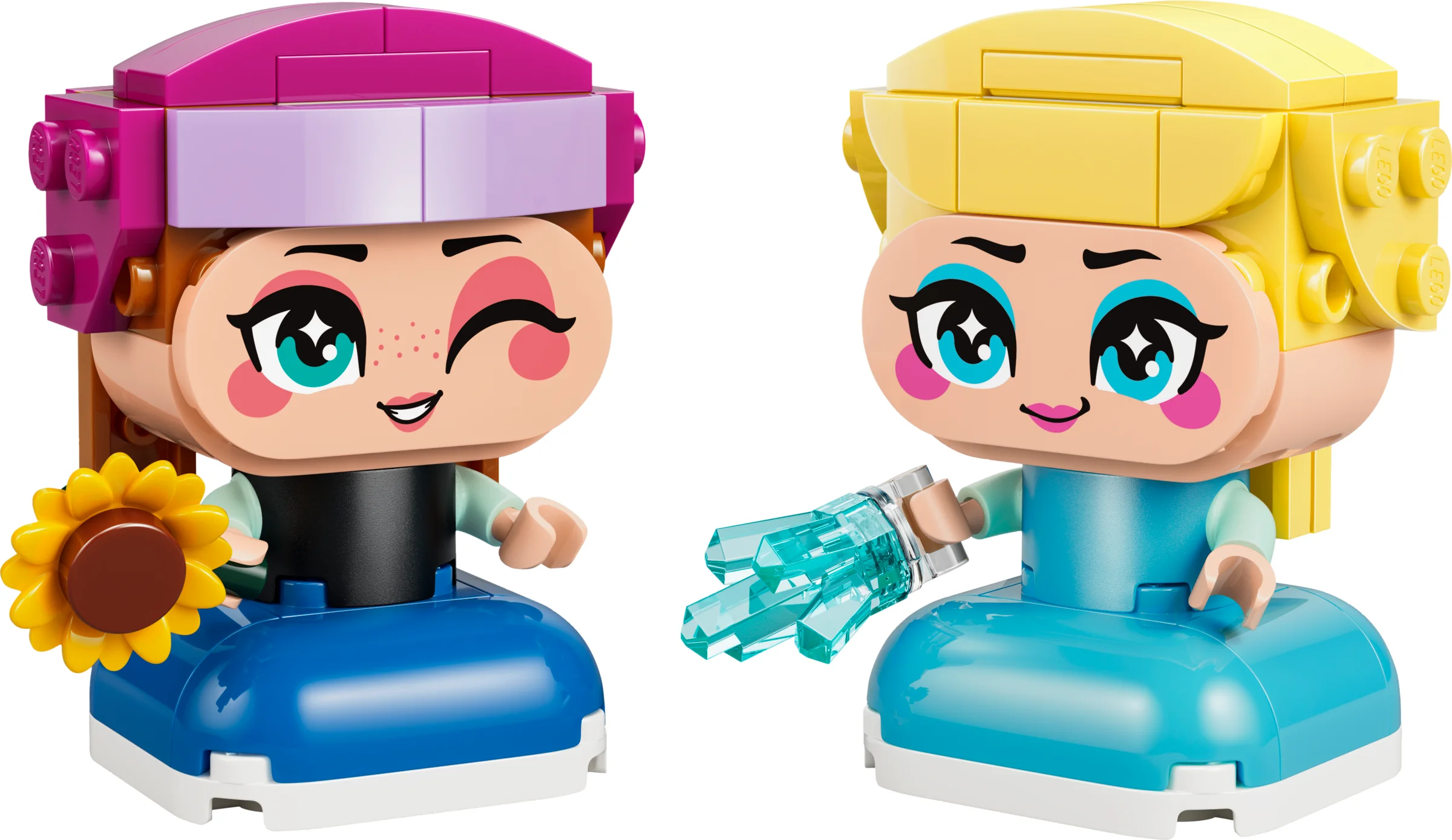 LEGO 43284 - LEGO 43284 Mini Anna și Elsa: O construcție fermecată din Arendelle