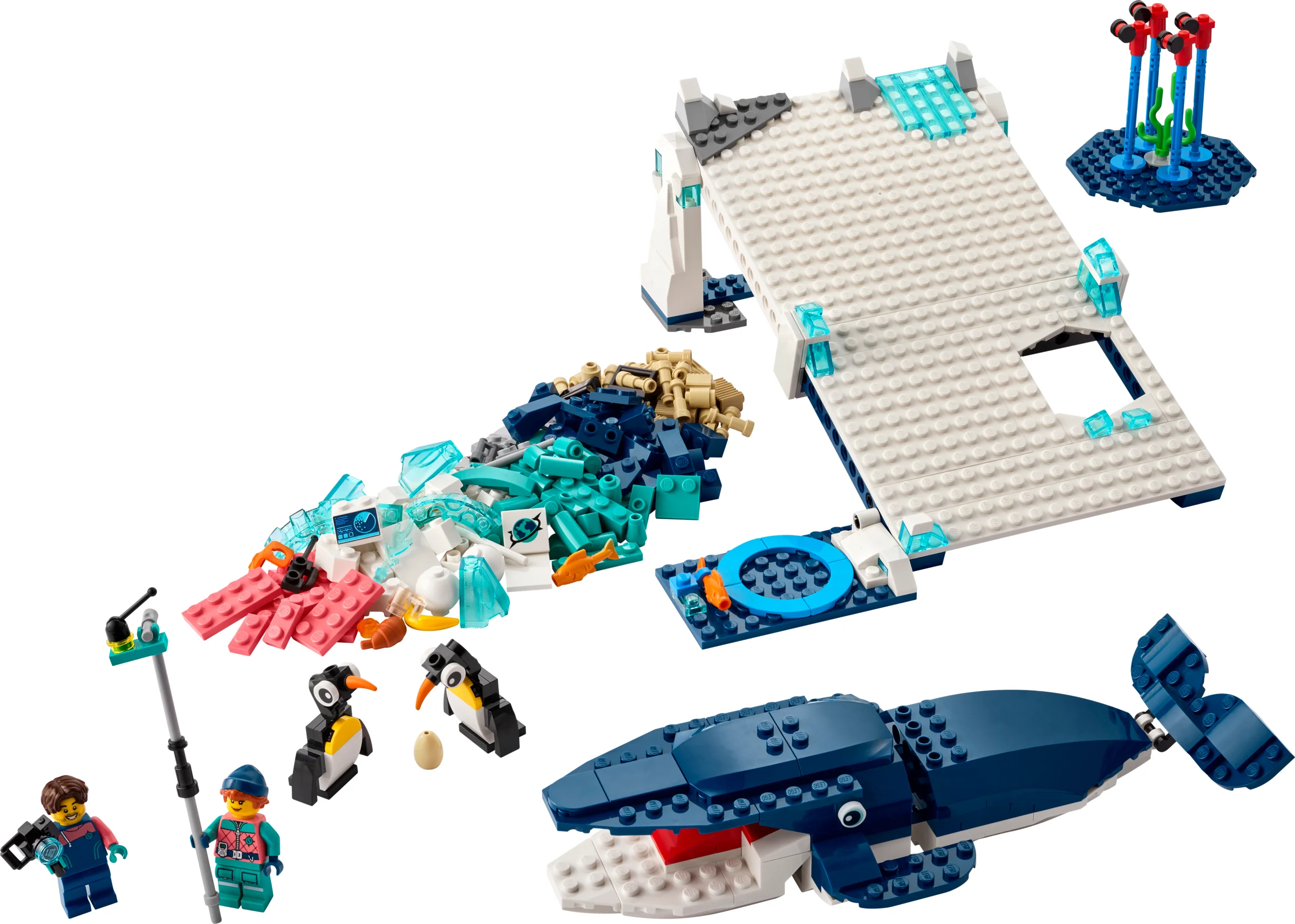 LEGO 45201 - LEGO 45201 Antarctic Animals Science Kit: O Explorare Polară din Cărămizi