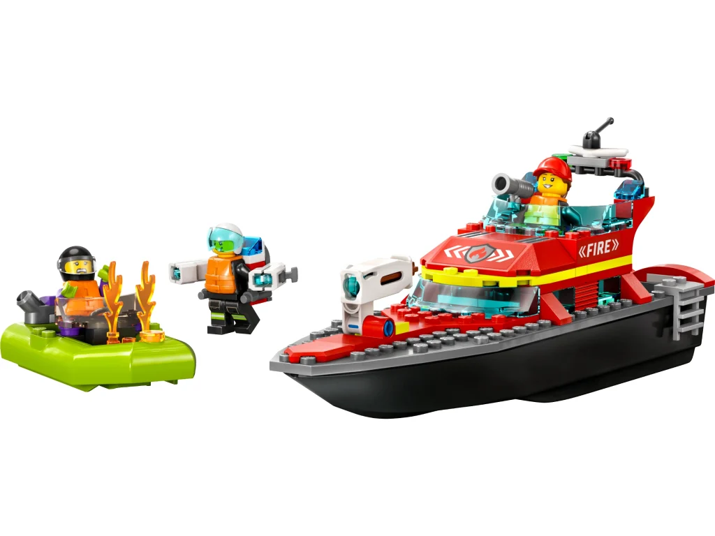 LEGO 60373 - LEGO 60373 Barca de Pompieri pentru Salvare: O Prezentare Detaliată