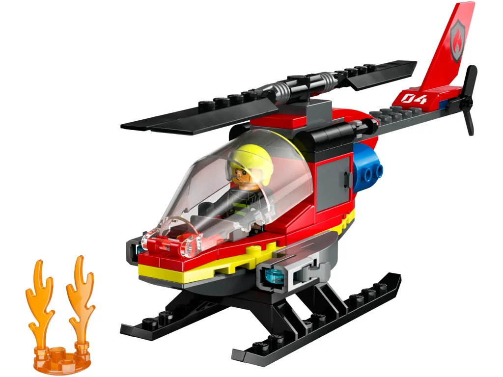 LEGO 60411 - LEGO City 60411 Elicopter de Salvare al Pompierilor: Analiza completă a setului