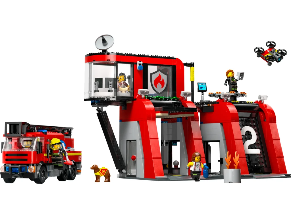LEGO 60414 - LEGO 60414 Stația de Pompieri cu Camion: O Analiză Completă a Centrului de Urgență din City