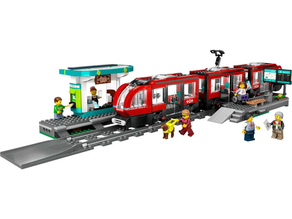 LEGO 60423 - Recenzie LEGO 60423 Tramvaiul din centrul orașului: Transport public modern în orașul tău