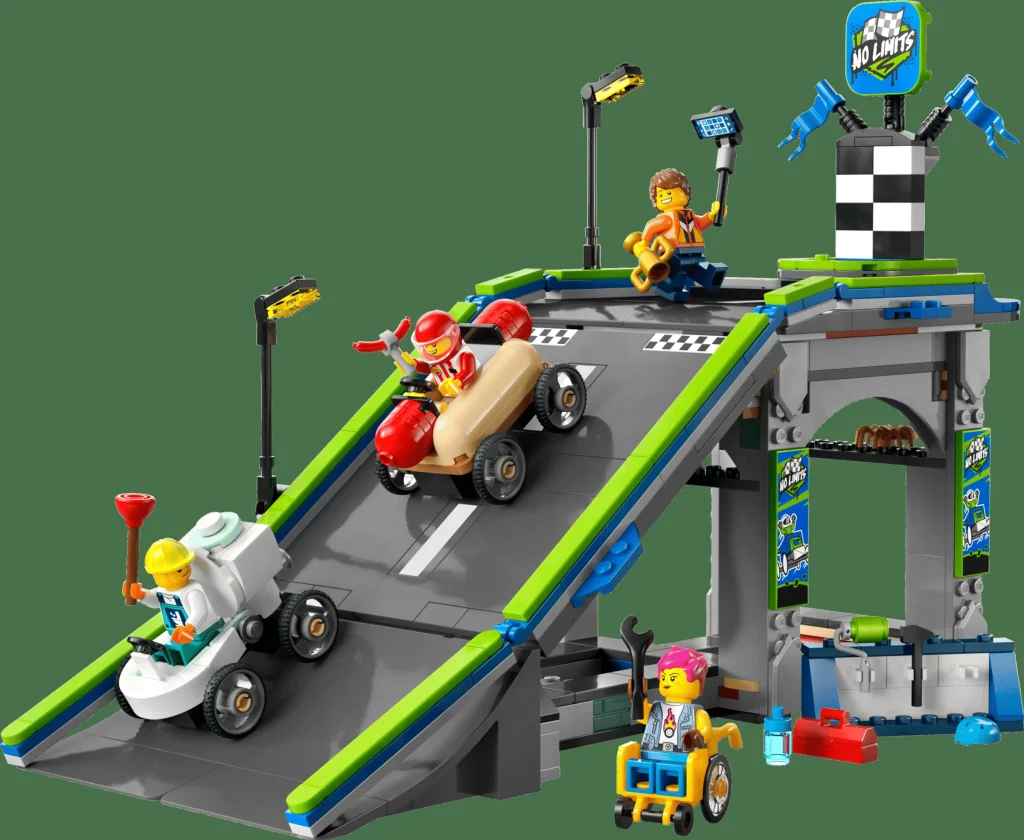 LEGO 60460 - LEGO City 60460 No Limits: Pista de Curse cu Rampă - Prezentare Detaliată