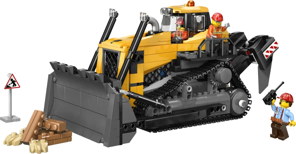 LEGO 60466 - LEGO 60466 Bulldozer: O Forță de Neoprit pe Șantierul Tău City