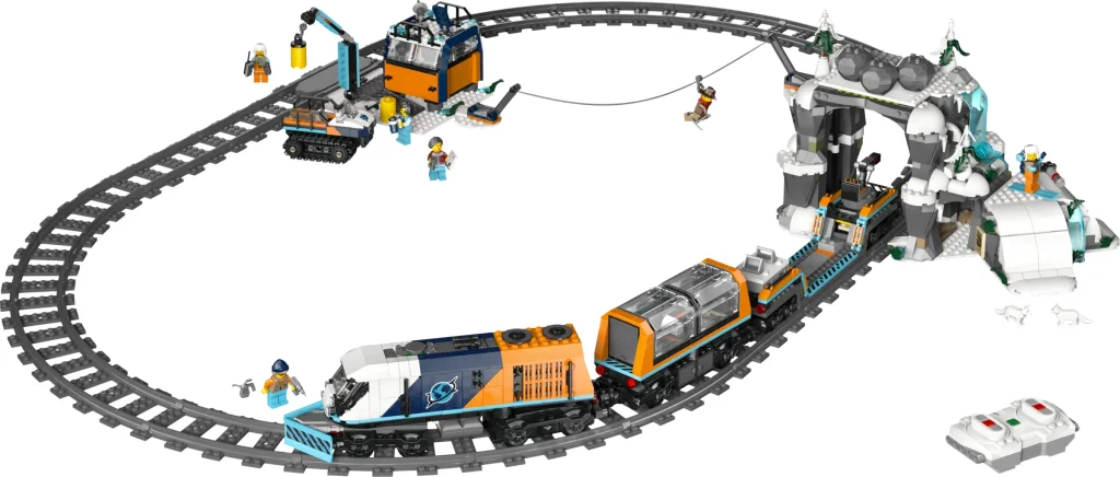 LEGO 60470 - Recenzie LEGO City 60470 Trenul exploratorilor: O aventură arctică pe șine
