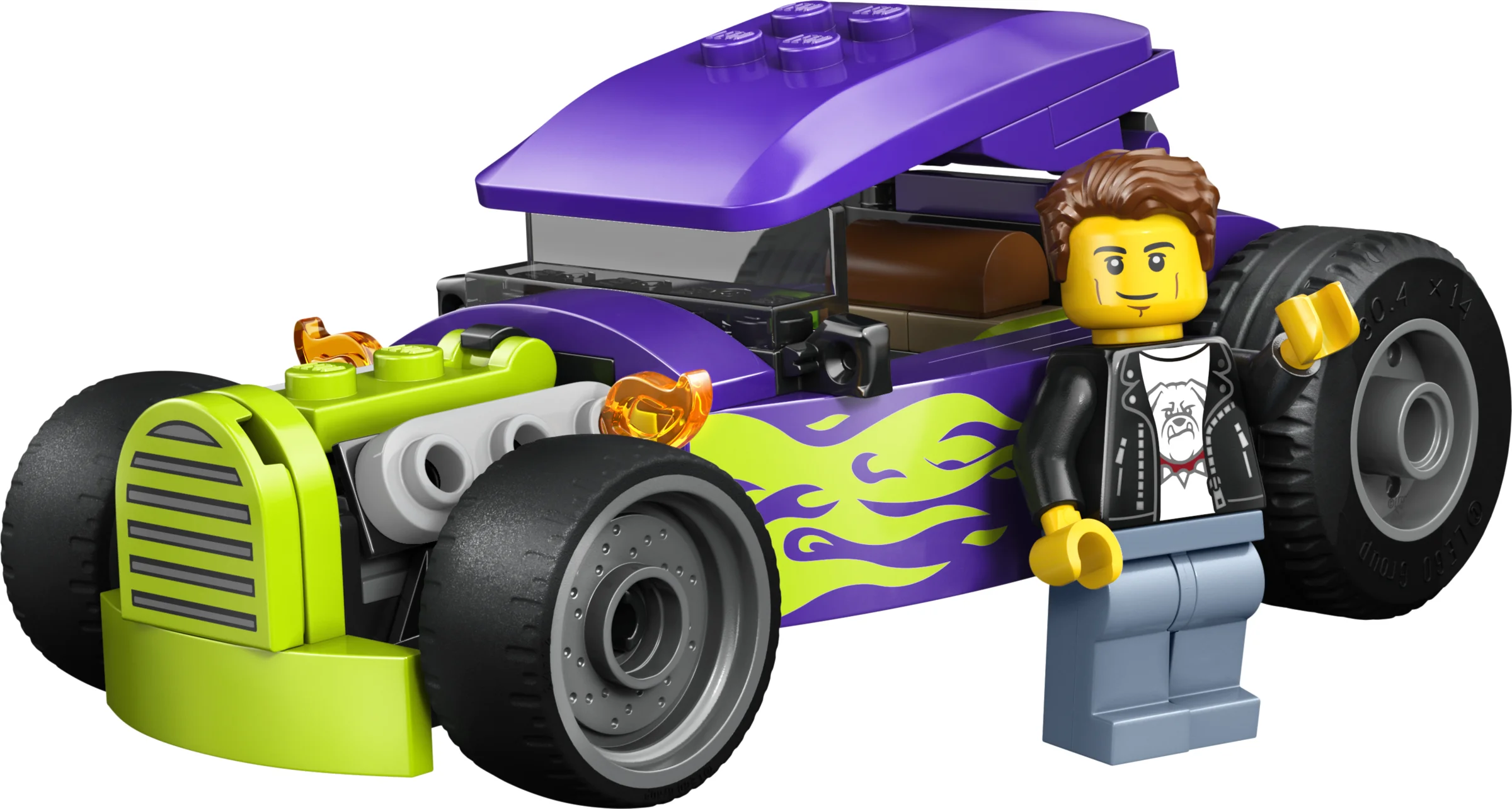 LEGO 60485 - LEGO 60485 Hot Rod: O analiză detaliată a mașinii clasice din City