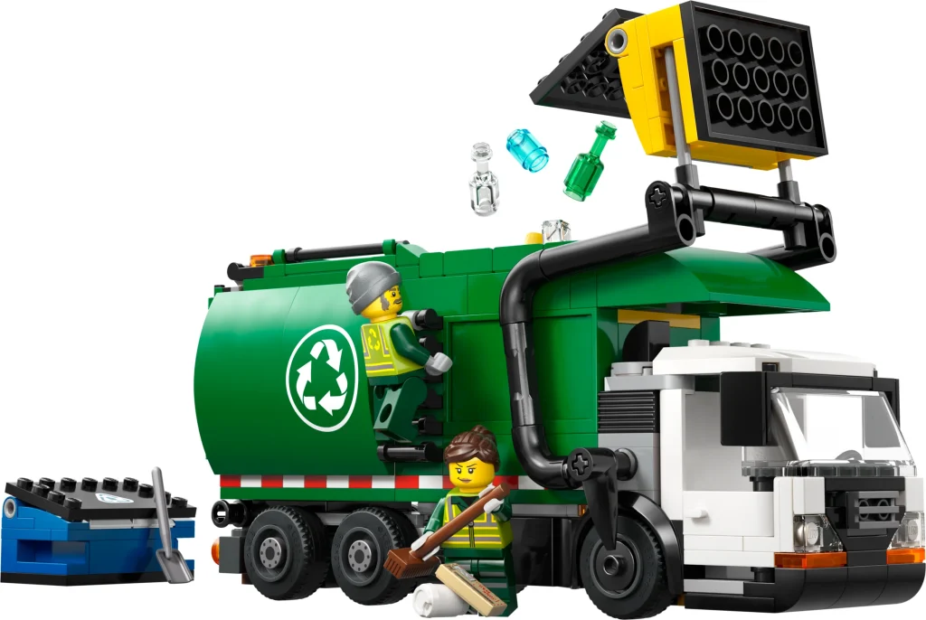 LEGO 60495 - LEGO City 60495 Camionul de Reciclare: O privire detaliată asupra modelului