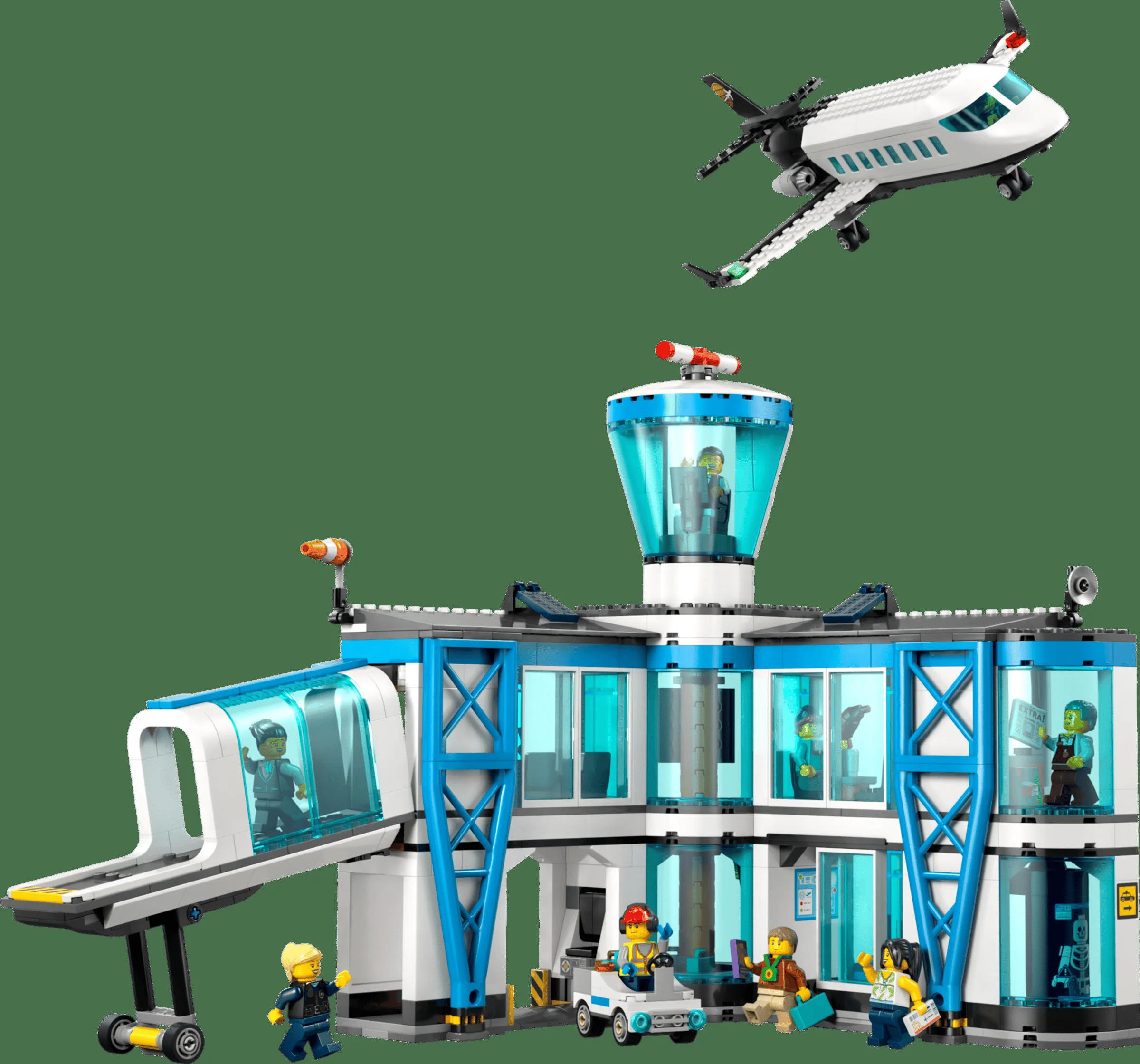 LEGO 60502 - LEGO 60502 Aeroport cu Avion: O construcție detaliată pentru fanii aviației