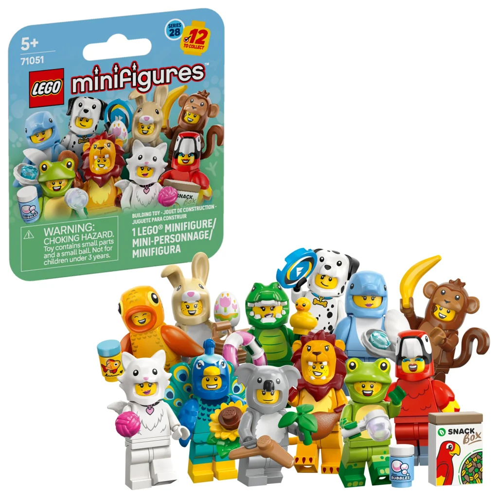 LEGO 71051 - Recenzie LEGO 71051 Costumul de păun: Eleganță și culoare în noua serie de minifigurine