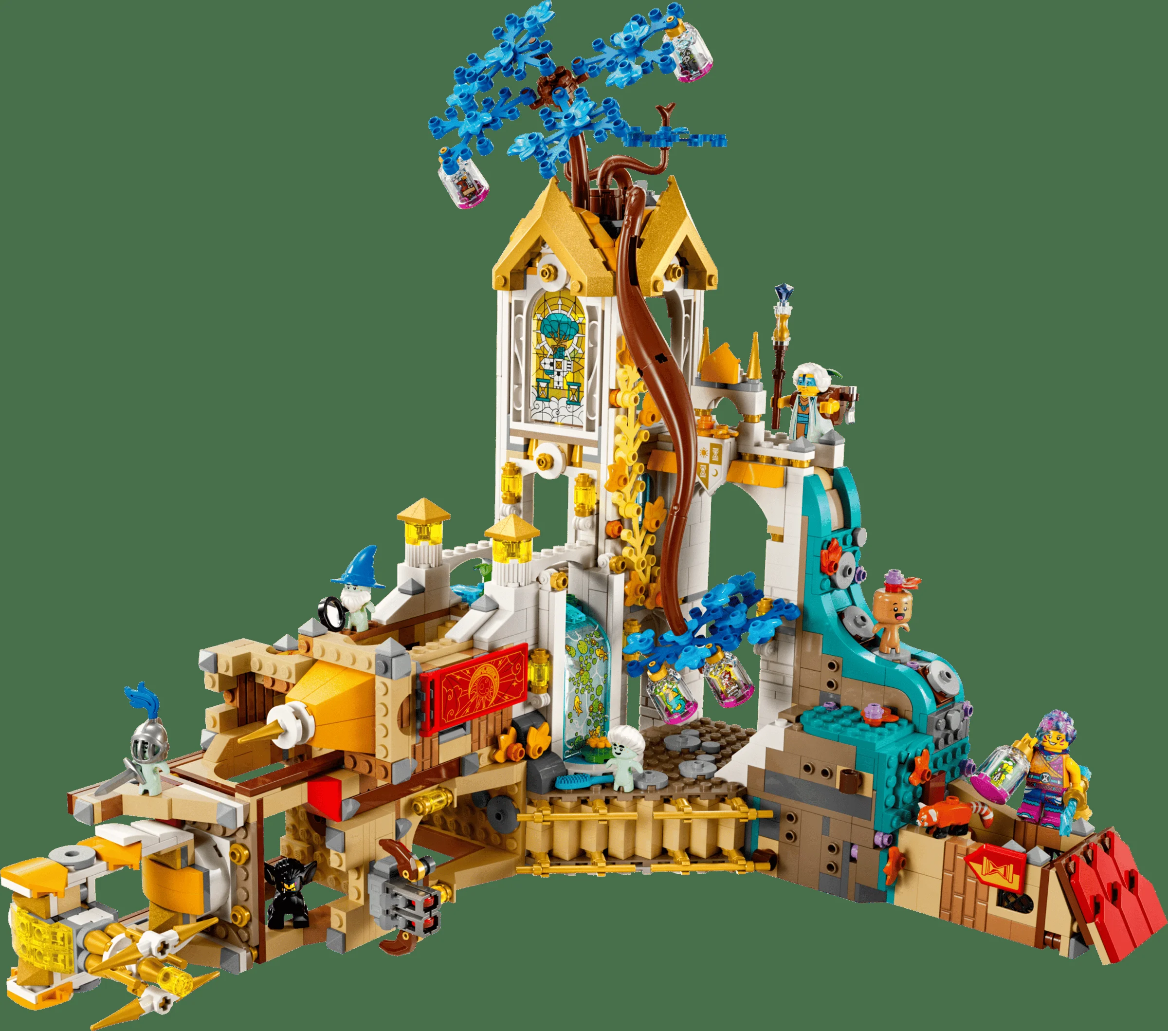 Castelul Nocturnia LEGO Dreamzzz 71486, o construcție complexă și plină de detalii fantastice.