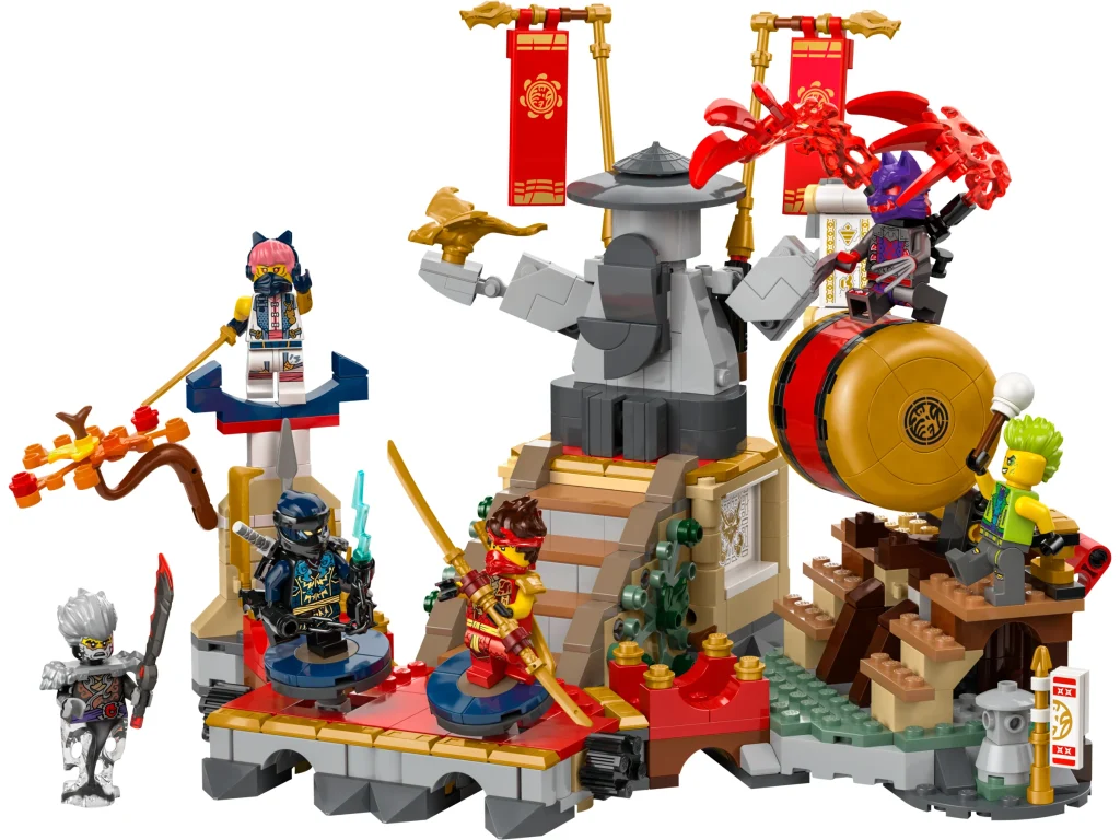 LEGO 71818 - Recenzie LEGO Ninjago 71818 Arena de luptă a turneului: O arenă plină de minifigurine, dar goală de surprize