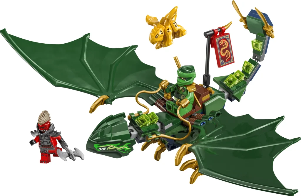 LEGO 71829 - LEGO 71829 Dragonul Verde de Pădure al lui Lloyd: O Aventură Compactă în Ninjago