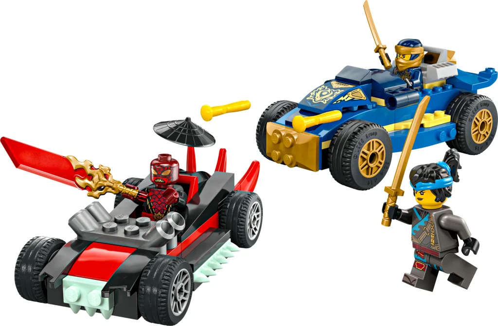 LEGO 71840 - LEGO Ninjago 71840 Duelul mașinilor de curse Rogue vs. Drix - Prezentare detaliată