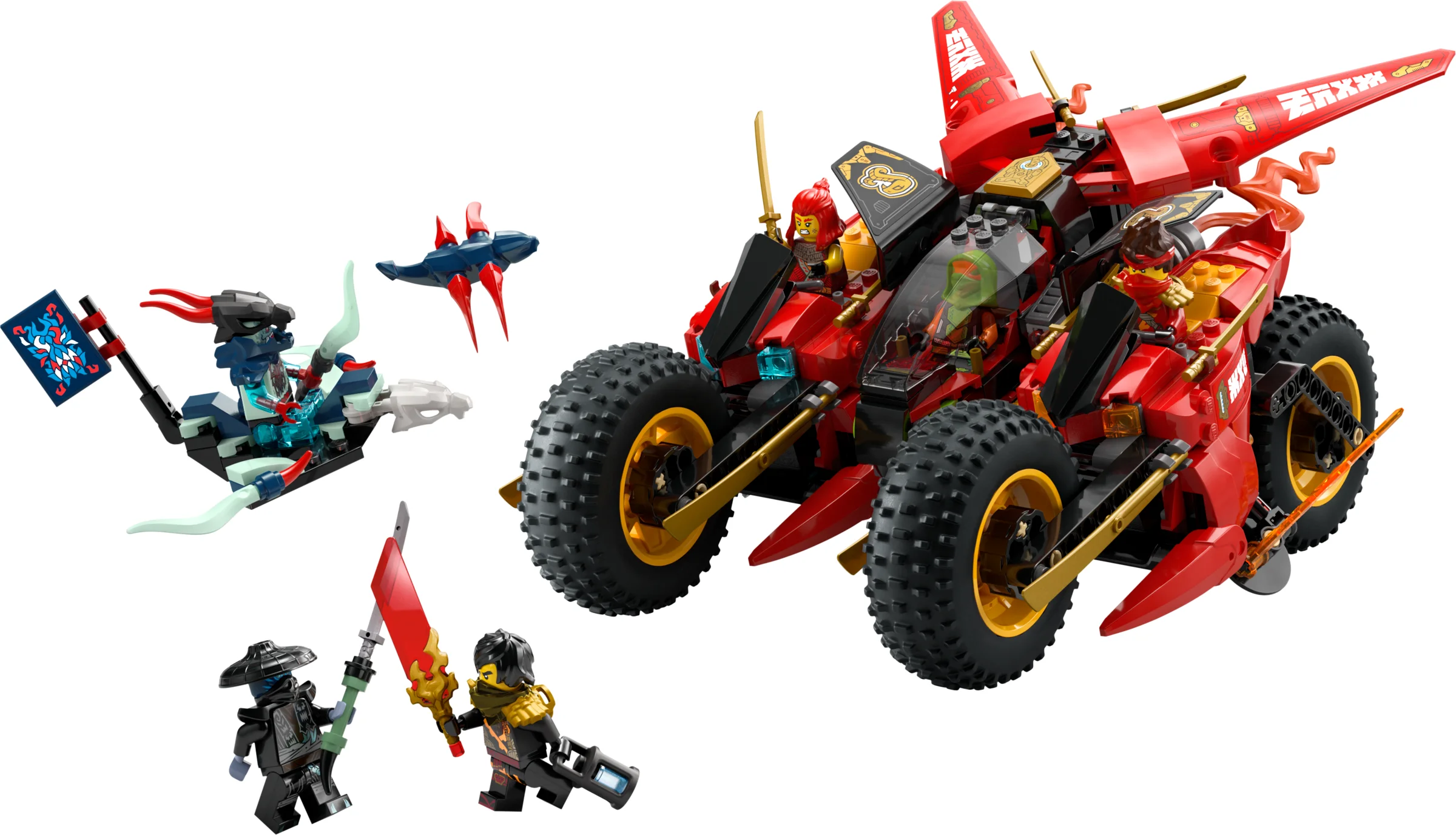 LEGO 71844 - LEGO 71844 Vehicul de Luptă Ninja: O Analiză Completă a Setului Dragons Rising