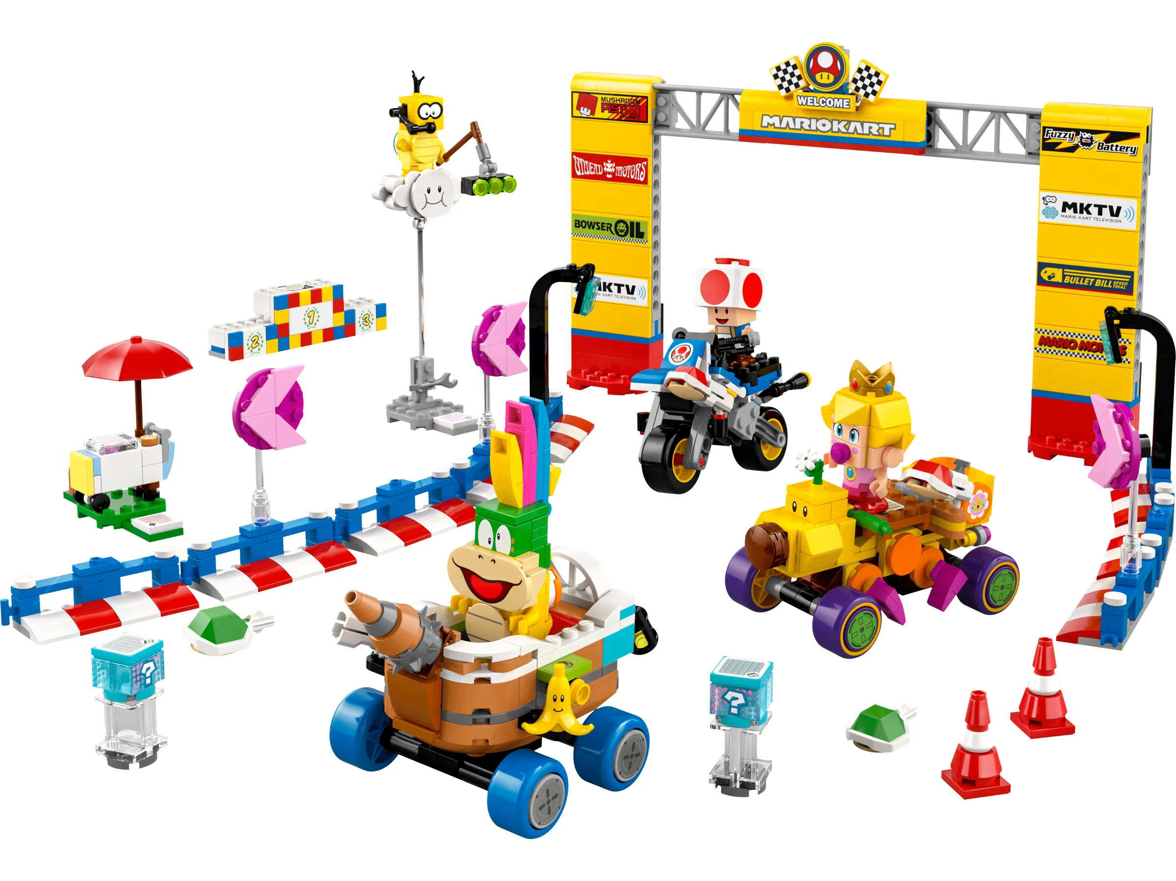 LEGO 72036 - LEGO 72036 Baby Peach & Grand Prix Set: O prezentare detaliată a cursei regale