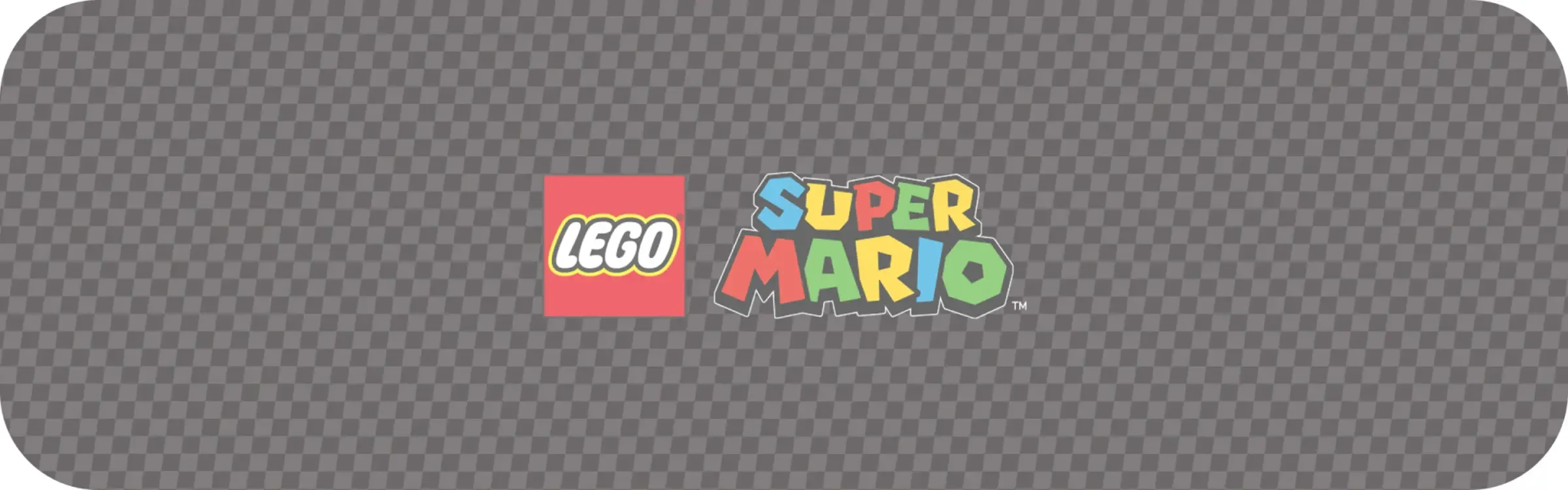 Logo LEGO și Super Mario. Reprezentare grafică colorată.