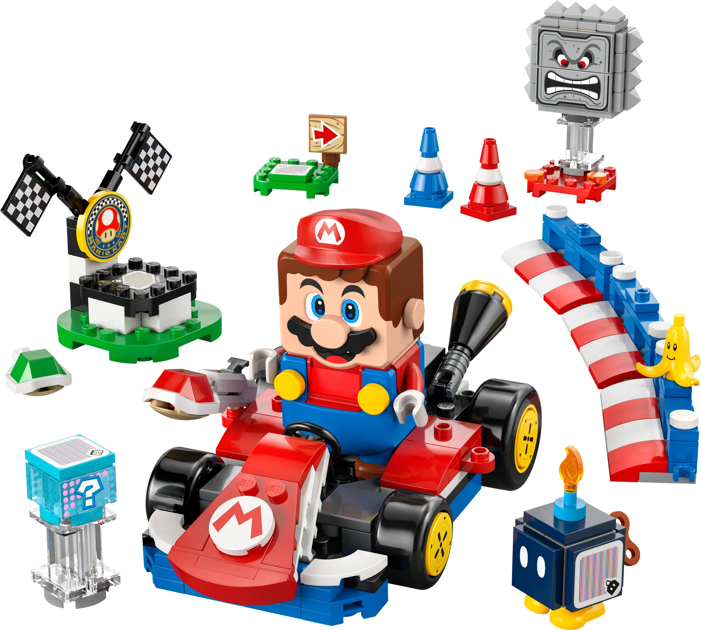 LEGO 72043 - LEGO 72043 Mario Interactiv și Kartul Standard: O nouă eră a curselor în universul Super Mario