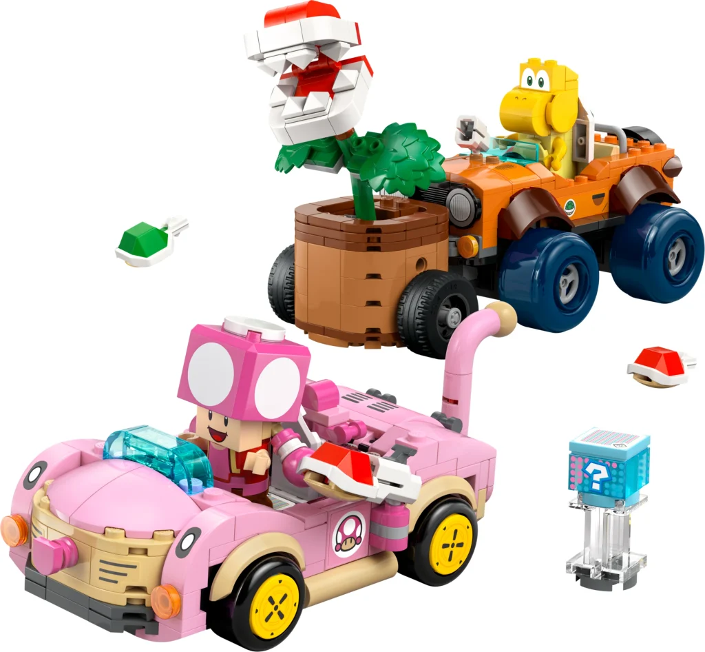 LEGO 72044 - LEGO 72044 Piranha Plant Power-Up Pursuit: O nouă aventură pe pista Mario Kart