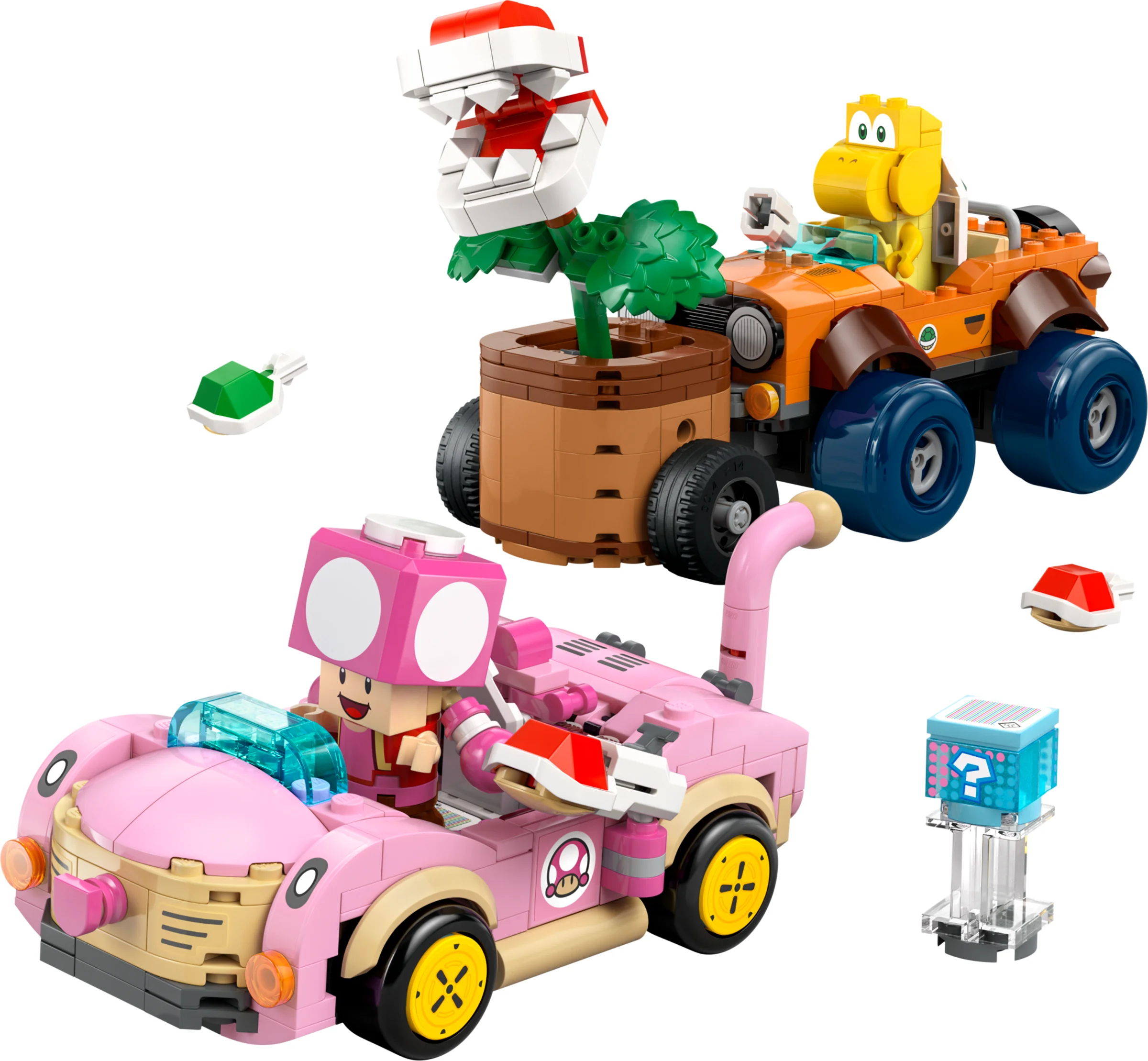 LEGO 72044 - LEGO 72044 Piranha Plant Power-Up Pursuit: O nouă aventură pe pista Mario Kart